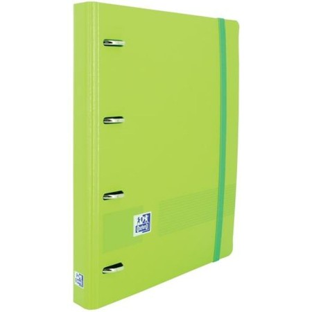 Reliure à anneaux Oxford Europeanbinder Polyfoam Vert A4