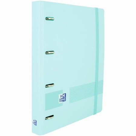 Carpeta de anillas Oxford Europeanbinder Polyfoam A4 Azul Pastel