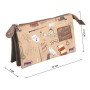 Trousse Fourre-Tout Triple Harry Potter Marron