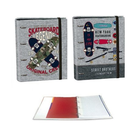 Carpeta de anillas SENFORT Ringbook Skateboard 1 unidad Multicolor A4