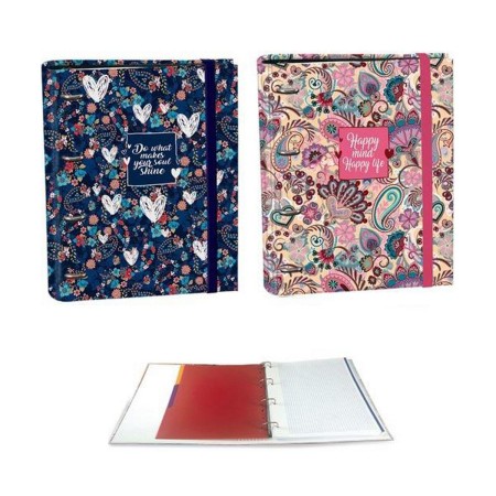 Reliure à anneaux SENFORT Ringbook Paisley 1 Unités Multicouleur A4