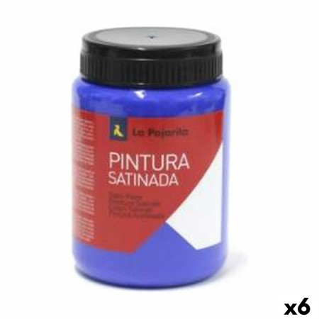 Témpera La Pajarita L-11 Satinado Azul Océano Escolar (35 ml) (6 Unidades)