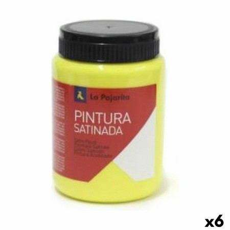 Tempera La Pajarita Lemon L-01 Jaune Satiné Scolaire (35 ml) (6 Unités)