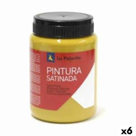 Témpera La Pajarita L-03 Oxide Amarillo Satinado Escolar (35 ml) (6 Unidades)