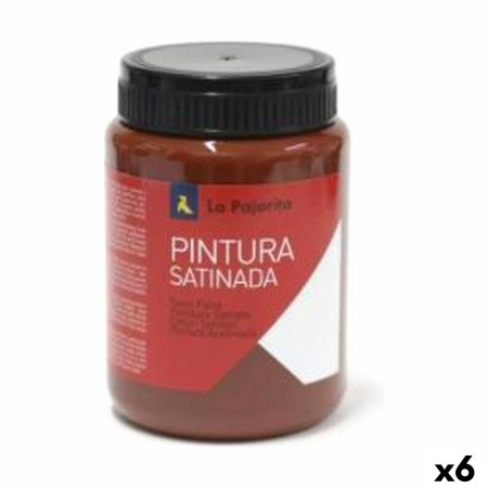 Témpera La Pajarita L-08 Oxide Rojo Satinado Escolar (35 ml) (6 Unidades)