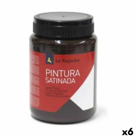 Témpera La Pajarita L-10 Marrón Satinado Escolar (35 ml) (6 Unidades)