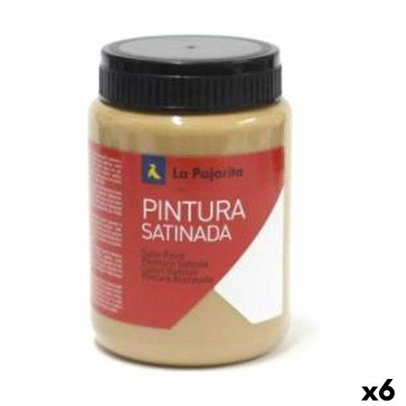 Témpera La Pajarita Siena L-05 Amarillo Satinado Escolar (35 ml) (6 Unidades)