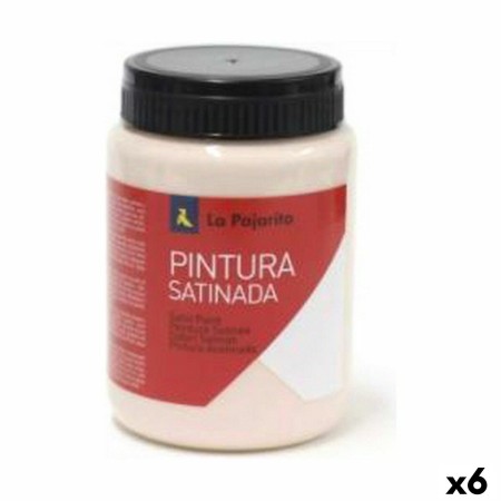 Témpera La Pajarita L-20 Rosa Satinado Escolar (35 ml) (6 Unidades)