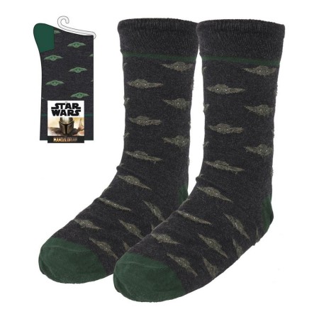 Chaussettes The Mandalorian Adulte Gris