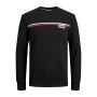 Sudadera sin Capucha Hombre Jack & Jones JJATLAS SWEAT CREW NECK 12224602 Negro