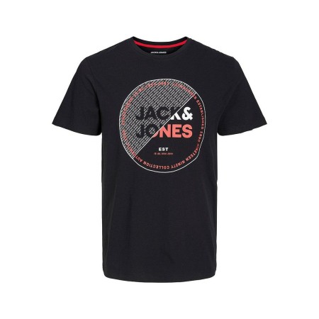 T-shirt à manches courtes homme TEE SS CREW NECK Jack & Jones 12221002 Noir