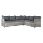 Sofá de Jardín DKD Home Decor Cristal Poliéster ratán sintético (190 x 190 x 80 cm)