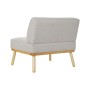 Sillón DKD Home Decor Abeto Beige Marrón (80 x 66 x 72 cm)