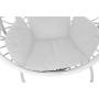 Chaise de jardin DKD Home Decor rotin synthétique Aluminium Blanc (100 x 120 x 195 cm)