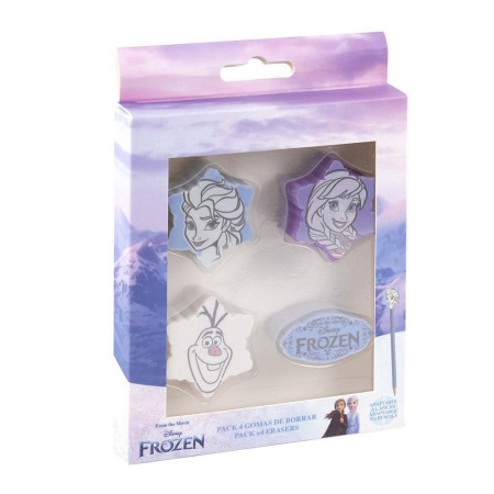 Ensemble de Gommes Frozen (4 pcs)