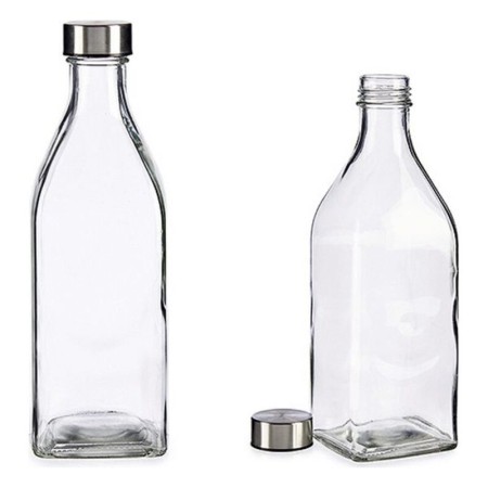 Botella de Cristal Vivalto Transparente (1000 ml) (1 L) (8,5 x 25,5 x 8,5 cm)