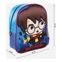 Sac à dos enfant 3D Harry Potter Bleu (25 x 31 x 10 cm)