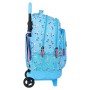 Cartable à roulettes Rollers Moos Multicouleur Bleu clair