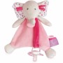 Doudou Baby Nat Eglantine 20 cm Clip para chupete