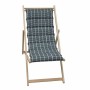 Chaise longue Jardin Prive Oslo Stone Gris Toile Bois de hêtre (106 x 55 x 95 cm)