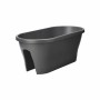 Pot Elho Corsica 29,6 x 58 x 24 cm Gris Plastique