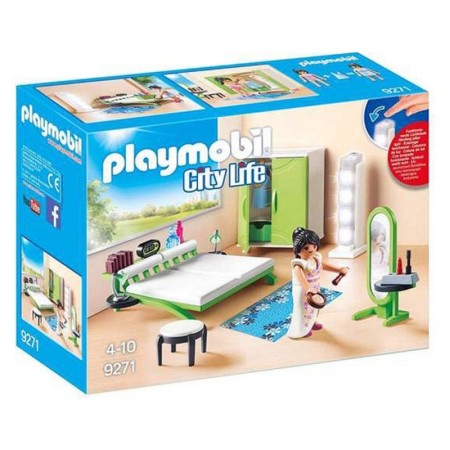Playset City Life Home Bedroom Playmobil 9271 (21 pcs) Chambre