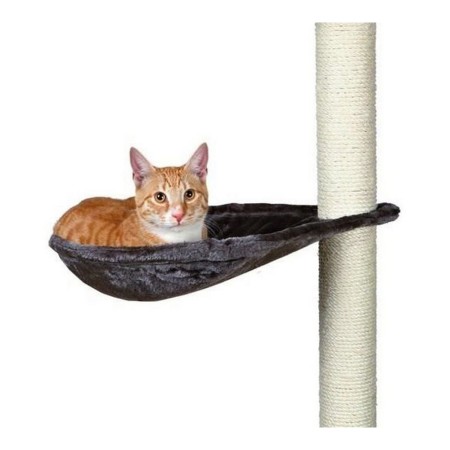 Hamaca Colgante para Gatos Trixie Hammock Gris Metal (Ø 40 cm)