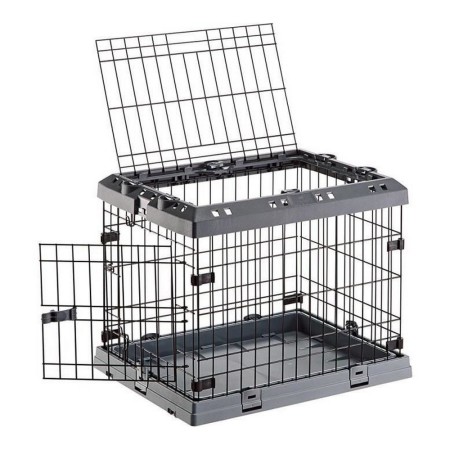 Cage Ferplast Cage de Transport Noir (55 x 51 x 77 cm)