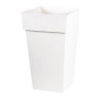 Pot EDA Tuscan Carré Blanc polypropylène (39 x 39 x 65 cm)