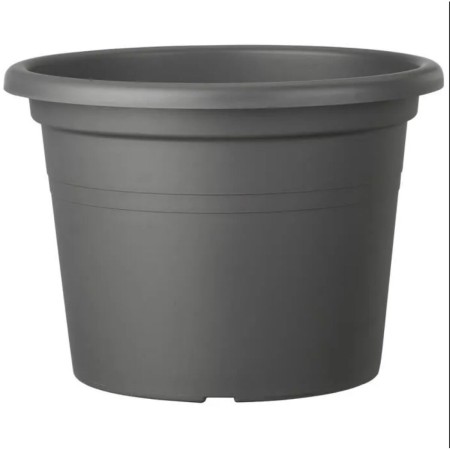 Pot Deroma Cylindre Anthracite Injecté (Ø 50 cm)