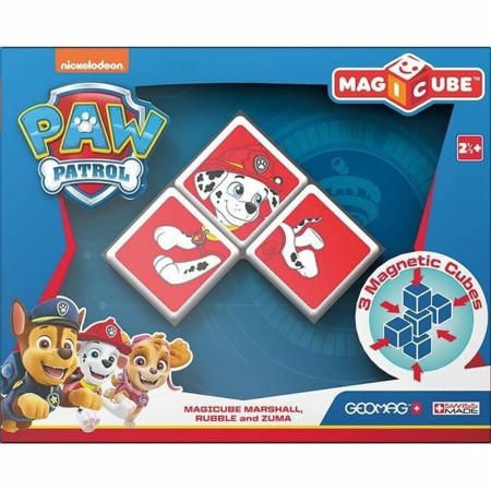 Puzzle Geomag Paw Patrol (3 Unités)