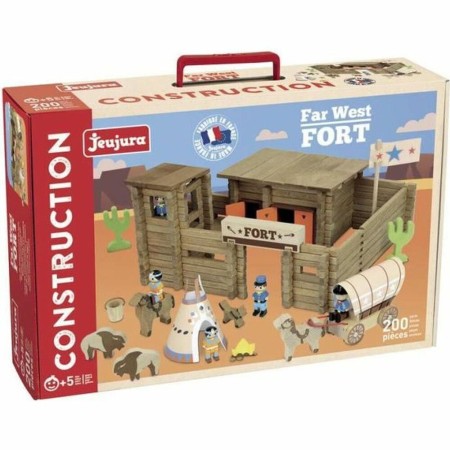 Playset Jeujura Far West Fort 200 Pièces (200 Pièces)