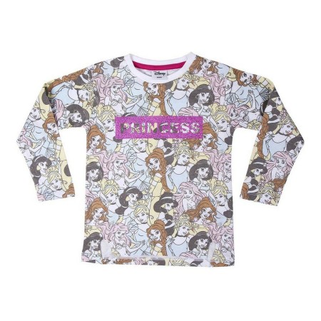 T-shirt à Manches Longues Enfant Princesses Disney Rose