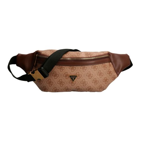 Riñonera Guess Vezzola Beige Marrón