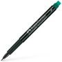 Rotulador permanente Faber-Castell Multimark 1523 S Verde (10 Unidades)