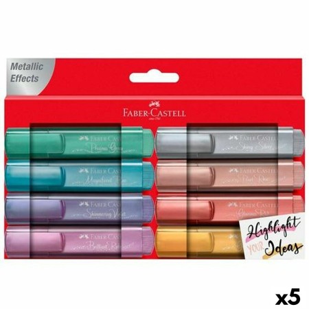 Set de Marcadores Faber-Castell Textliner 46 (5 Unidades)