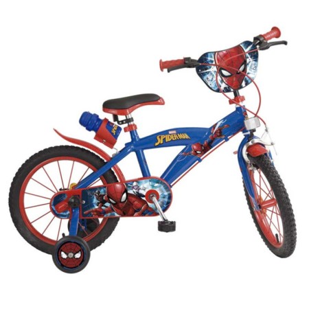 Bicicleta Infantil Spiderman 16" Azul (Reacondicionado A)