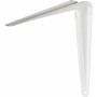 Soporte de Pared AMIG 1-4415 Estantes Acero Blanco (30 x 25 cm)