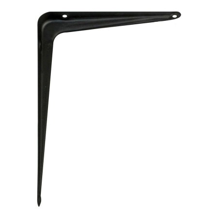 Soporte de Pared AMIG 1-6037 Estantes Negro Acero (17,5 x 15 cm)