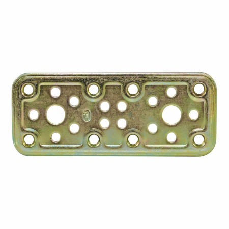 Placa de Fijación AMIG 500-12118 Bicromatado Dorado Acero (80 x 50 mm)