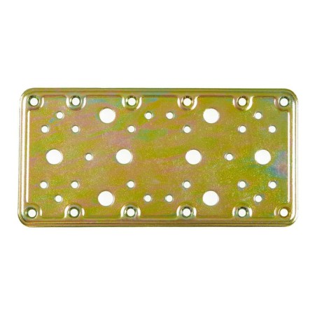 Placa de Fijación AMIG 503-12124 Bicromatado Dorado Acero (200 x 100 mm)