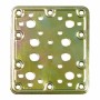 Placa de Fijación AMIG 504-12126 Bicromatado Dorado Acero (120 x 100 mm)