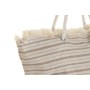 Bolsa de Playa DKD Home Decor Lienzo Beige Amarillo Marrón claro (46 x 22,5 x 38 cm) (2 Unidades)