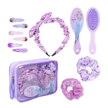 Trousse de Toilette avec Accessoires Frozen Multicouleur Multicomposition (22,5 x 16,5 x 6 cm) (11 pcs)