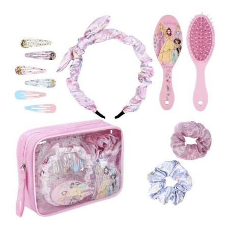 Trousse de Toilette avec Accessoires Princesses Disney 2500001902 11 Pièces Multicouleur (22,5 x 16,5 x 6 cm)