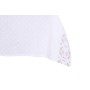 Mantel y servilletas DKD Home Decor Rosa Blanco (150 x 150 x 0,5 cm) (2 Unidades)