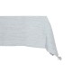 Nappe DKD Home Decor Blanc Marron Clair Gris clair (150 x 200 x 0,5 cm)