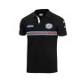 Polo à manches courtes homme Sparco Martini Racing Noir Taille S