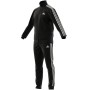 Chándal para Adultos Adidas Essentials 3 Stripes Negro Hombre