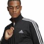 Survêtement pour Adultes Adidas Essentials 3 Stripes Noir Homme